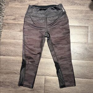 RBX Black and Gray Camouflage Leggings